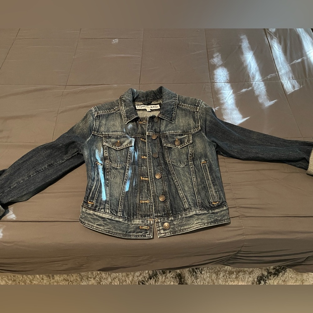 Express Jeans Vintage Denim Jacket